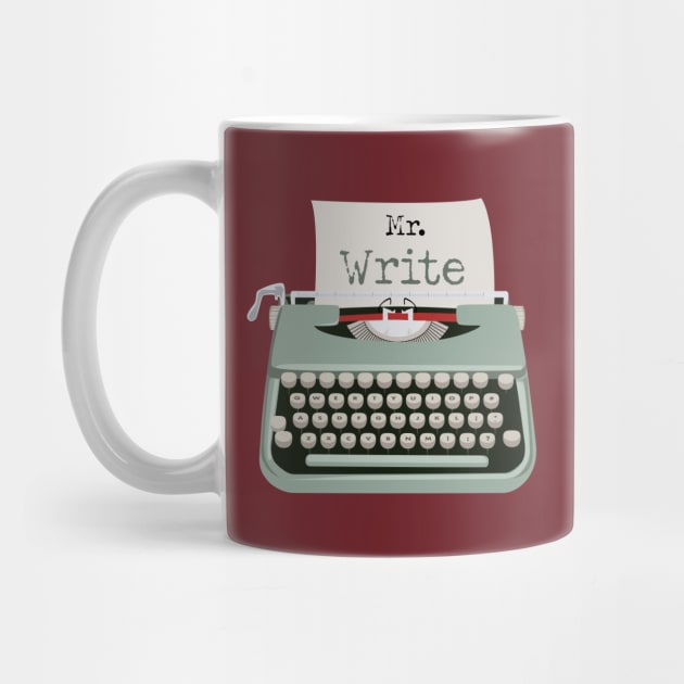 Mr Write Right Type Writer by LovableDuck